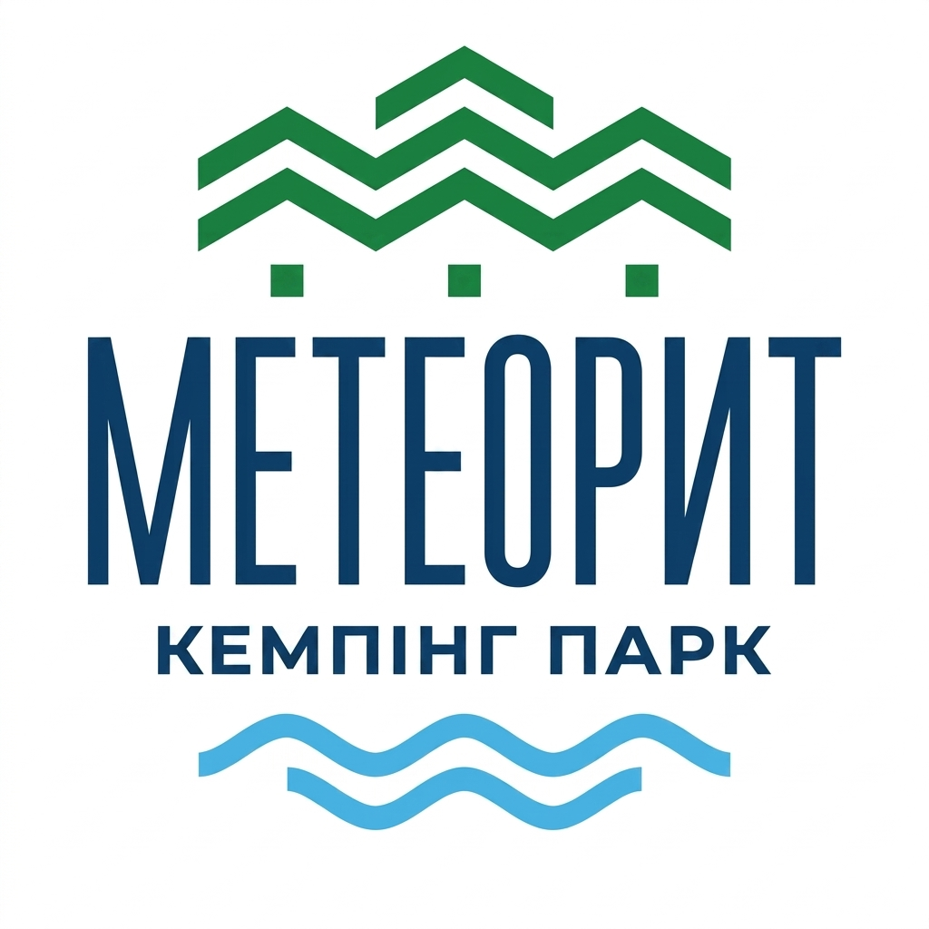 Логотип кемпінг-парку Метеорит